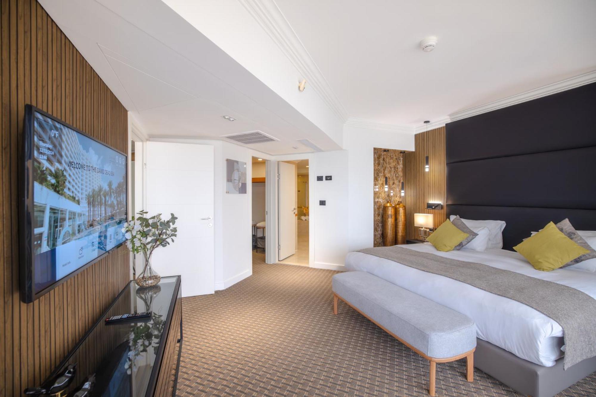 大卫死海度假村&Spa酒店 恩波其克 外观 照片 A bedroom at the hotel